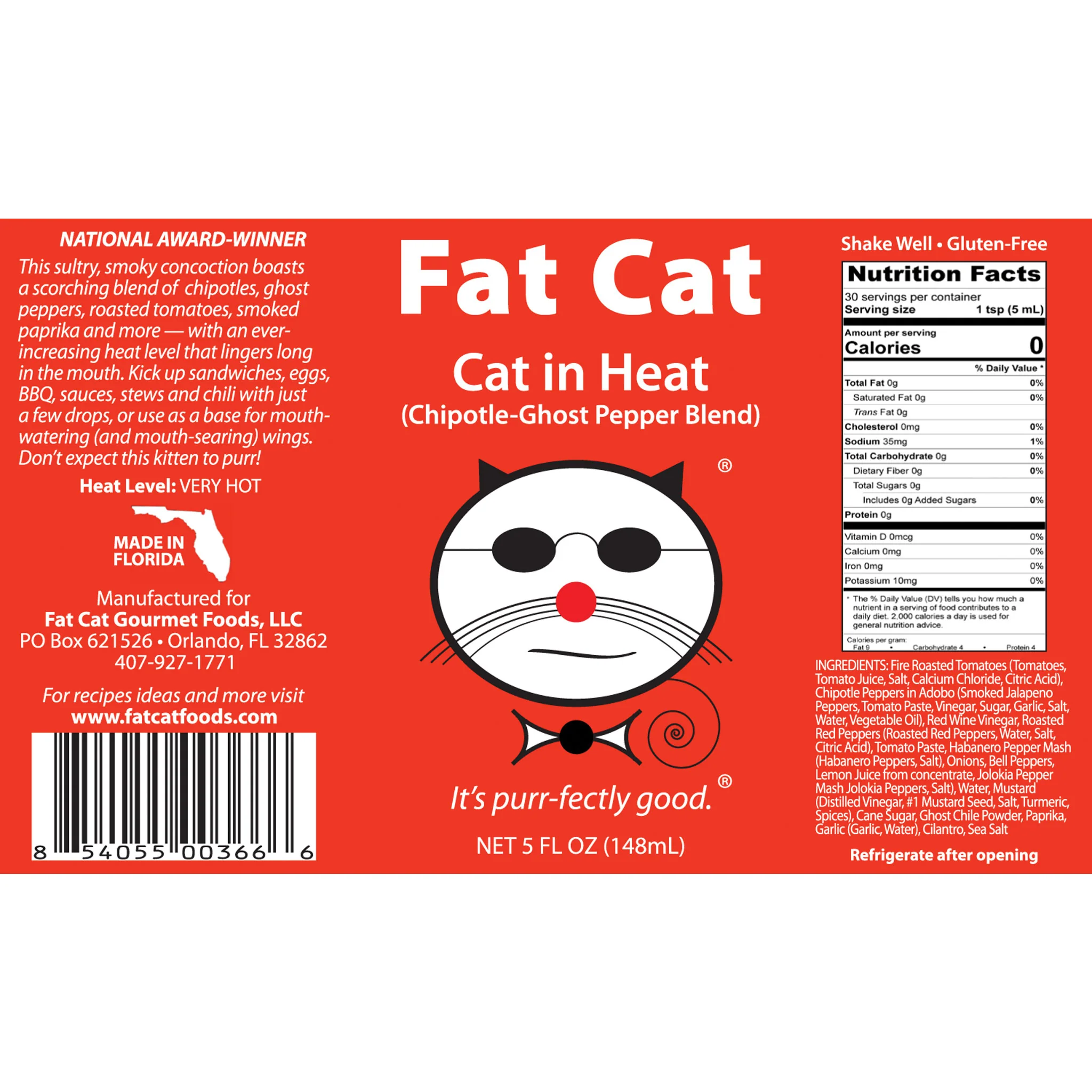 Cat in Heat Chipotle-Ghost Pepper Blend - Image 6