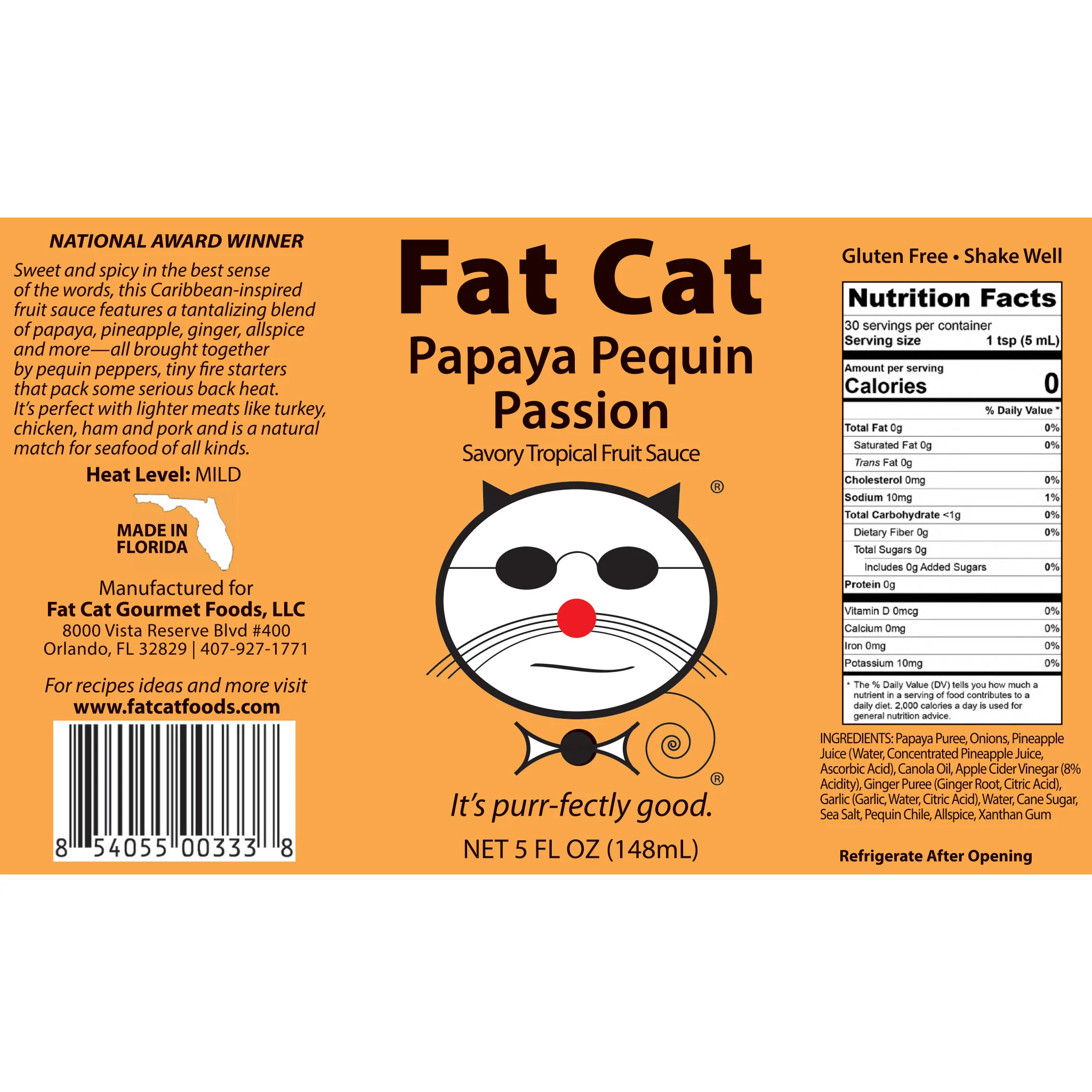Papaya Pequin Passion Savory Fruit Hot Sauce - Image 11