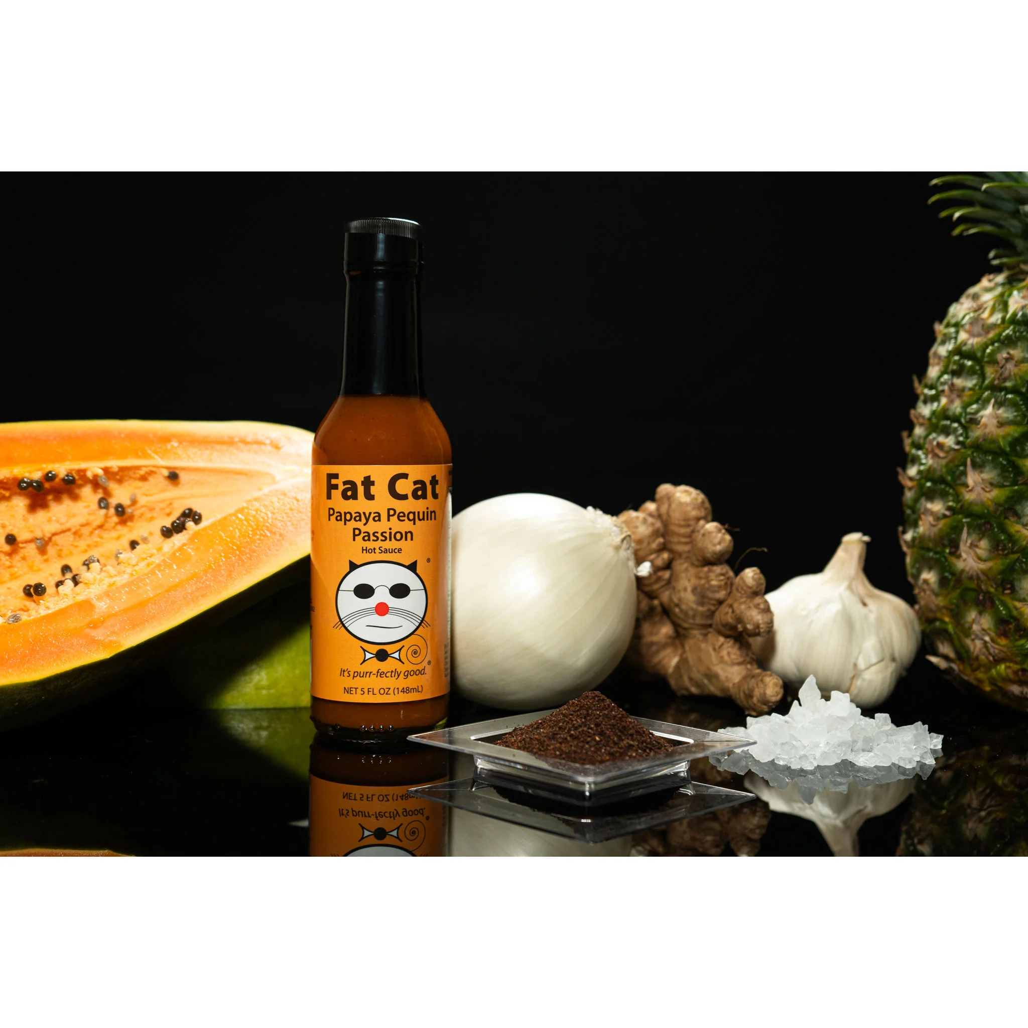 Papaya Pequin Passion Savory Fruit Hot Sauce - Image 4